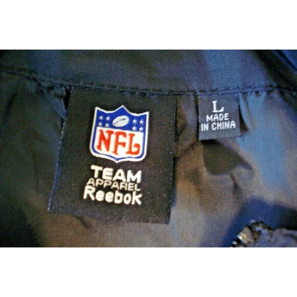 Washington Redskins NWT NFL Reebok Windbreaker Full Zip Sewn Mens Size L - Picture 6 of 7
